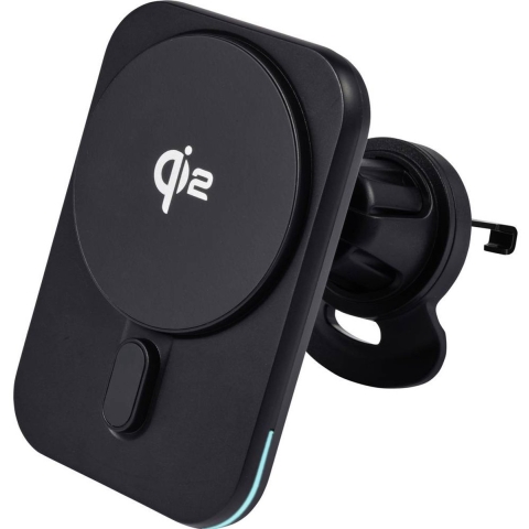 Renkforce RF-Qi2WCar-01 RF-6662044 Inductie lader Uitgangen Magnetische aansluiting Zwart