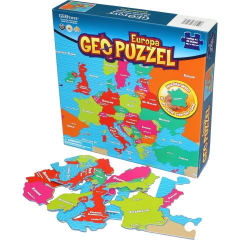 Geopuzzle Europa (58 Stukjes)