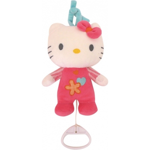 Hello Kitty muziek knuffel 19 cm -