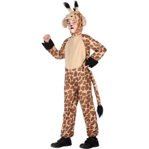 Dierenpak verkleed kostuum giraffe voor kinderen 116 (5-6 jaar) -
