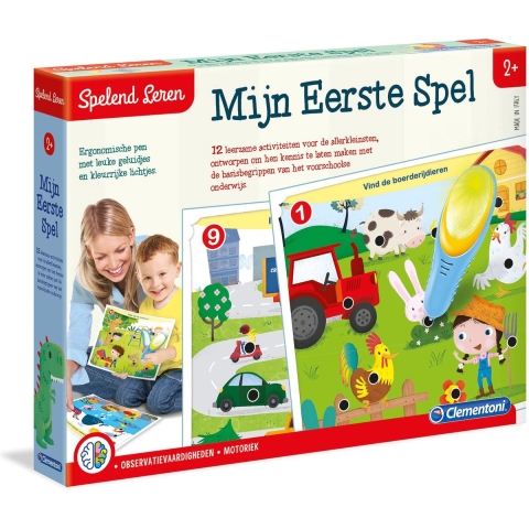 Clementoni Spelend Leren Mijn Eerste Spel met Licht en Geluid