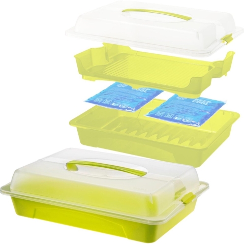 Rotho Fresh Partybutler Serveertray 43.5x11x29.5 cm Wit/Transparant