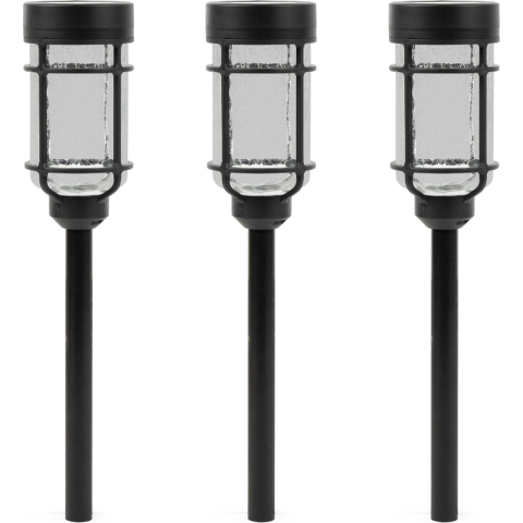 Luxform - 3x Solar Tuinlamp - Catala - 6 Lumen - Set van 3 stuks