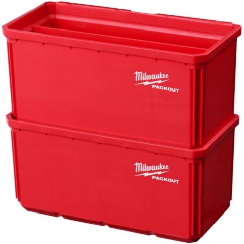 Milwaukee Accessoires PACKOUT 10x20 cm bakjes (2 stuks) - 4932480699