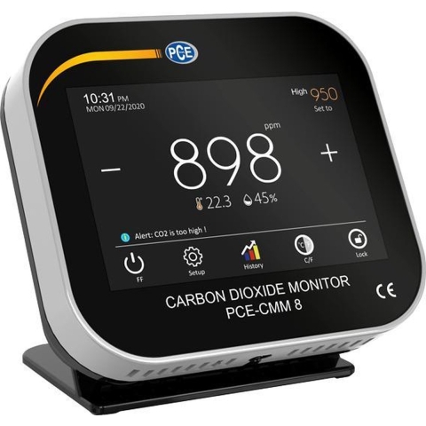 PCE Instruments PCE-CMM 8 Aerosolmeter Kalibratie Fabrieksstandaard (zonder certificaat)