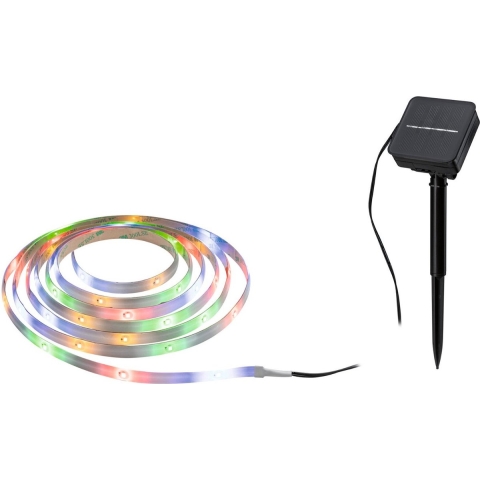 Paulmann 78897 Solar LED Stripe 3m RGBY LED-strip basisset 0.3 W Zwart