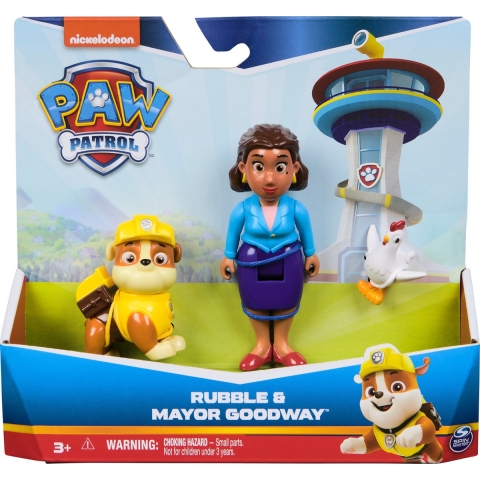 Paw Patrol Hero Pups Rubble + Burgemeester Goodway