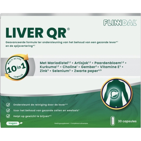 Liver QR® 30 capsules - 30 Capsules - Flinndal