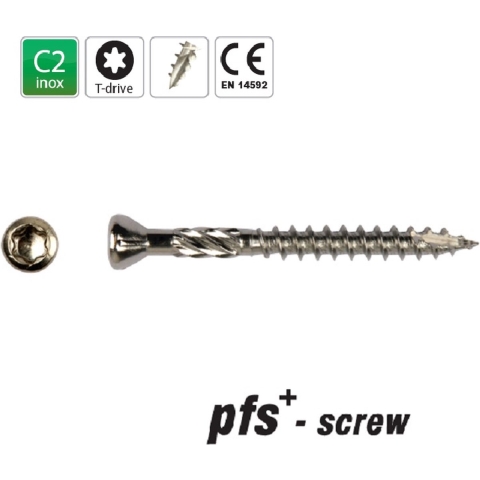 pgb-Europe - Hardhoutschroeven VZK-T Ø5x50 C2 T-25 195st - GC6HTG050050