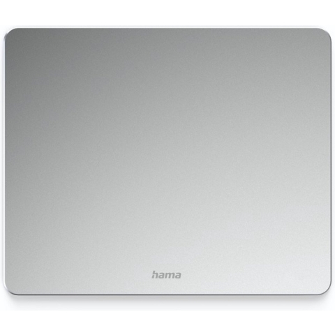 Hama Muispad Aluminium Zilver