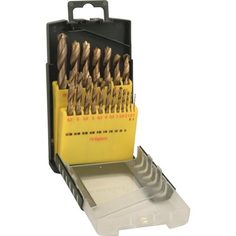 Bosch Accessoires Metaalborenset HSS-Tin | 1-10 mm | 19-delig - 2607017152