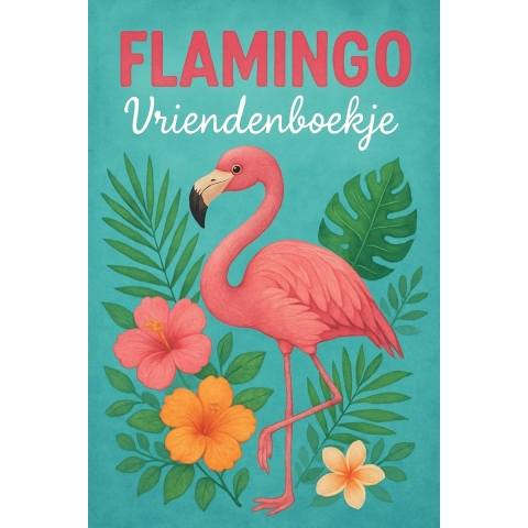 Flamingo Vriendenboekje (Paperback)