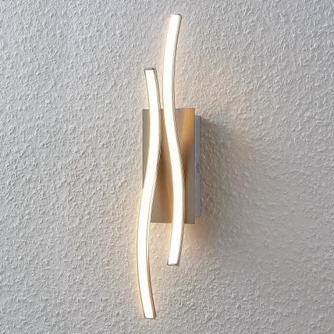 Lindby - Safia Wandlamp Nickel/White