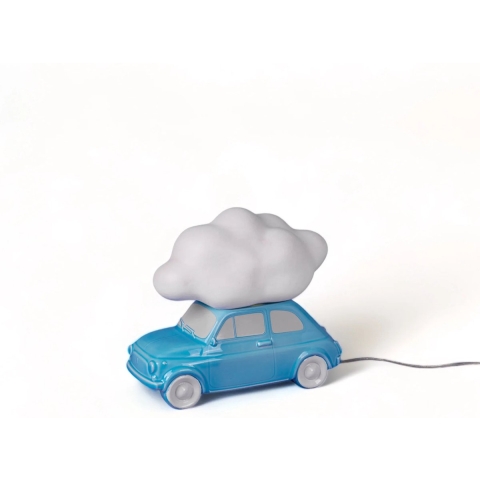 SELETTI - Nuvola Tafellamp Porcelain/Blauw