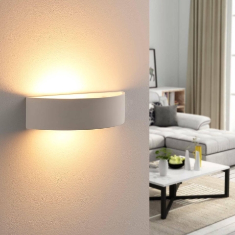 Lindby - Aurel Wandlamp White