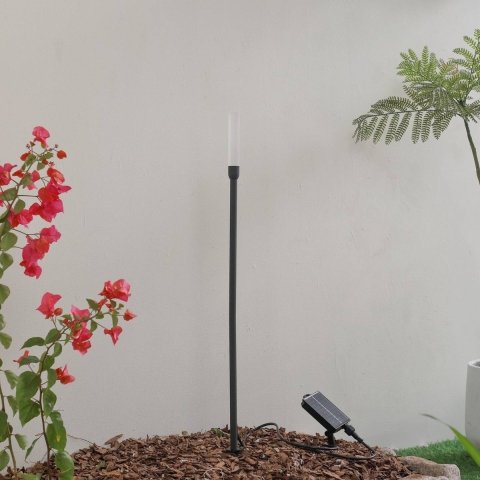 Lindby - Balian Zonnecellamp w/Grondpin Zwart