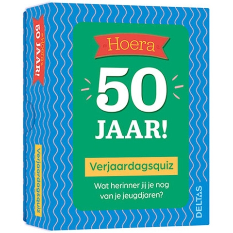 Verjaardagsquiz Hoera 50 jaar! (Kaartspellen)