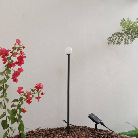 Lindby - Freydis Zonnecellamp w/Grondpin Zwart