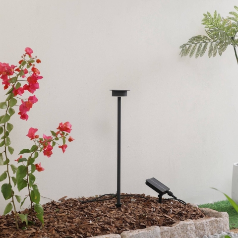 Lindby - Lyris Zonnecellamp w/Grondpin Zwart