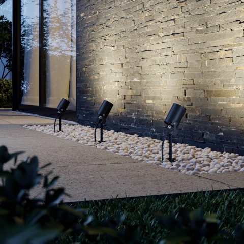 Lindby - Lobelia Buiten Spot w/Spike IP65 Dark Grey