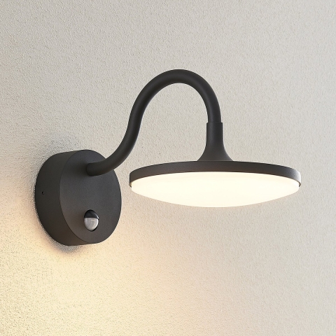 Arcchio - Fineria Buiten Wandlamp w/Sensor Dark Grey