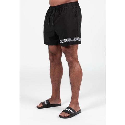 Gorilla Wear Otis Zwembroek - Korte Broek - Zwart - M