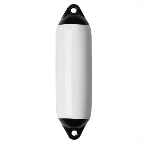 Seilflechter Marine 25 stootwil 58x15 cm met zwarte kop, wit