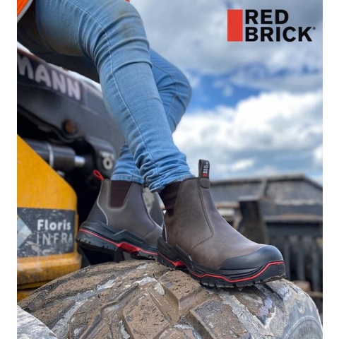 Redbrick Pulse Ankle Boot S3S Bruin 32335 | Bruin | Maat 43 - 00.083.031.15