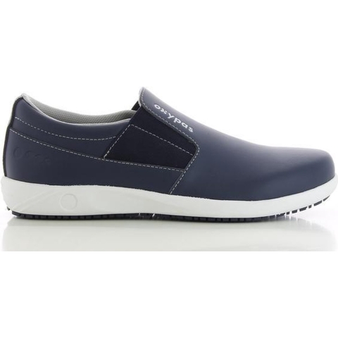 Oxypas Comfortabele Leren Instapper Roy | Navy | Maat 44 - 00.154.137.44