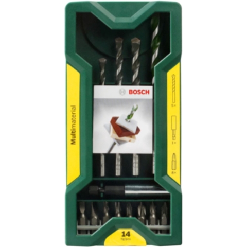 Bosch Accessoires Promoline 14-delige universeelborenset mini X-LINE - 2607017572