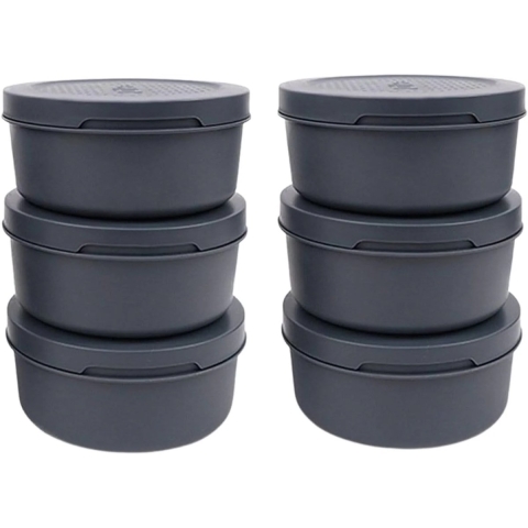 ZiiPa Pizzadeeg doos - ø 16 cm / 250 gram - Leisteen - 6 stuks