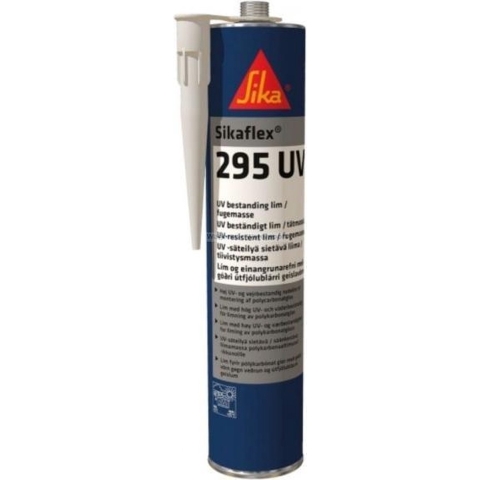 Sika Sikaflex-295 UV ruitenlijm en afdichtkit in koker, wit