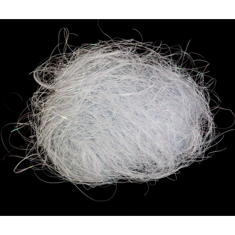 Engelenhaar - wit - 400 gram - synthetisch - kerstboom versiering lamettahaar -