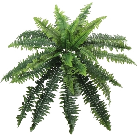 Kunstplant varen - groen - kunst kamerplant - 28 cm -