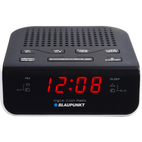 Blaupunkt CR5WH Klok Zwart, Wit radio