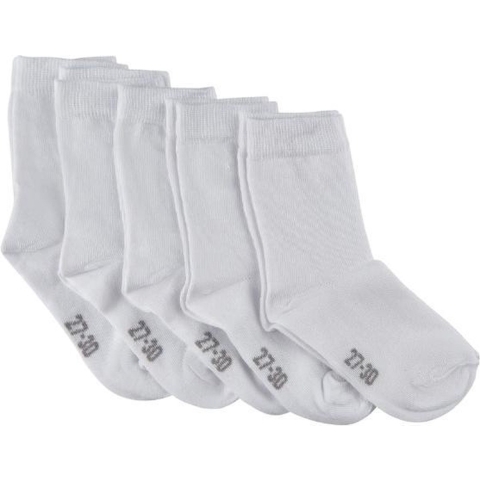 Minymo Sokken - 5-pack - Wit - Minymo - 31/34 - Sokken