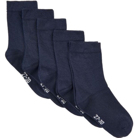 Minymo Sokken - 5-pack - Navy - Minymo - 15/18 - Sokken