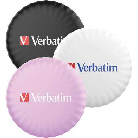 Verbatim My Finder Coin 3-Pack Bluetooth tracker Apple AirTag Zwart, Wit, Pink