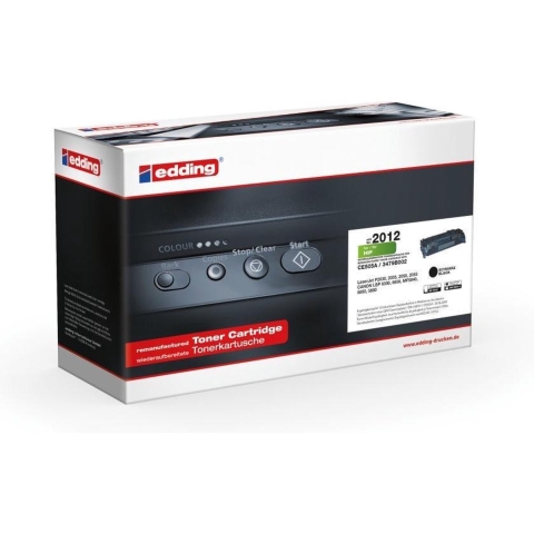 Edding Toner vervangt HP 05A, CE505A Compatibel Zwart 2300 bladzijden EDD-2012 18-2012