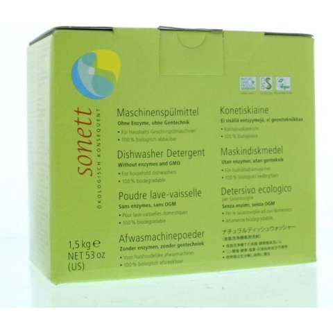 Sonett Vaatwasmachine Poeder 1,5 kg