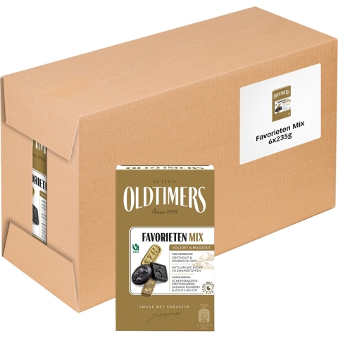 6x Oldtimers Favorieten Mix 235 gr