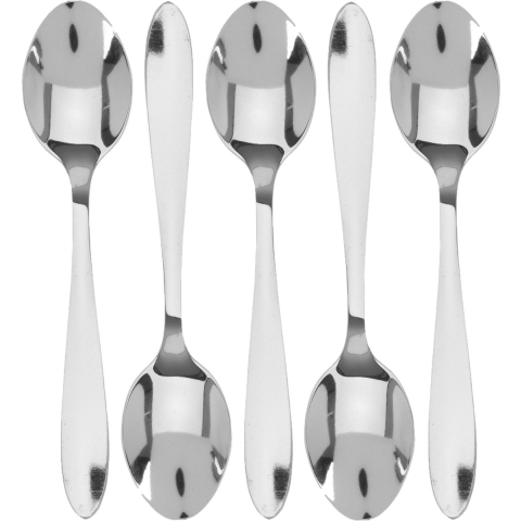 25x Koffie/thee lepeltjes RVS 15 cm -