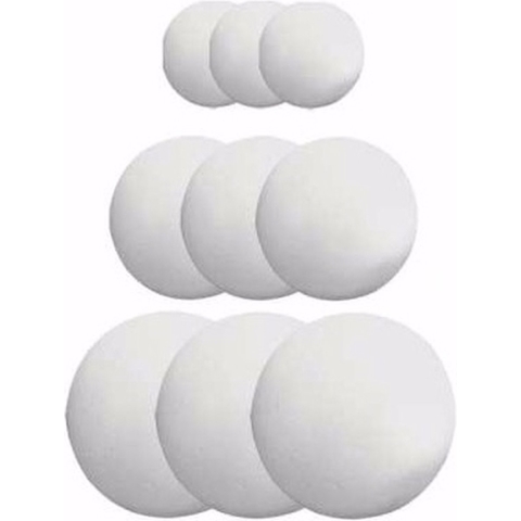 Piepschuim ballen pakket 9 stuks -