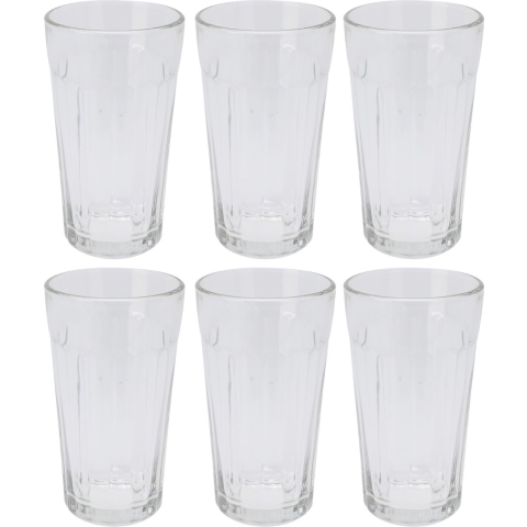 Waterglazen/Cocktailglazen - 6x - 350 ml - vaatwasserbestendig -