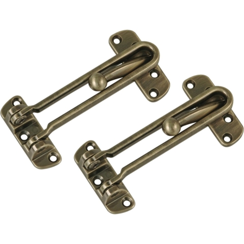 AMIG kierstandhouder - 2x - 120mm - antiek messing - incl schroeven - inbraakbeveiliging -