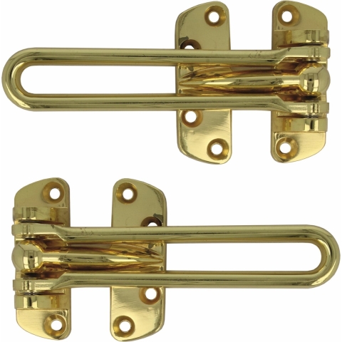 AMIG kierstandhouder - 2x - 120mm - goud - incl schroeven - inbraakbeveiliging -