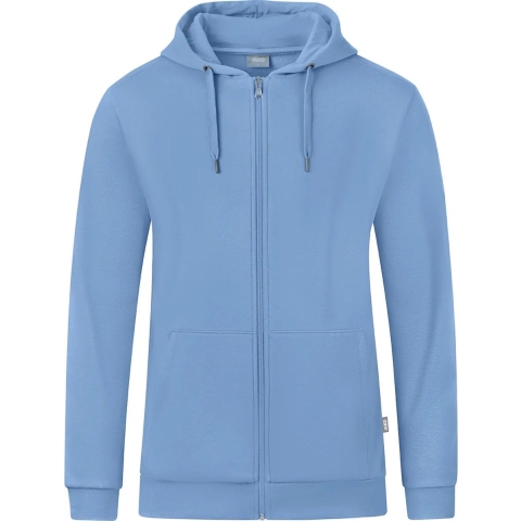 JAKO C6820 Jas Met Kap Organic - Ijsblauw - XL