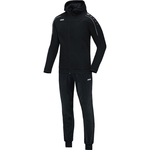 JAKO M9450 Polyesterpak Met Kap Classico - Zwart - XXL