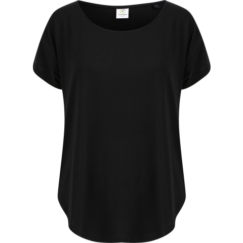 Tombo TL527 Scoop Neck T - Black - XL