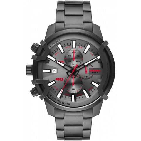 Diesel DZ4586 Giffed Heren Horloge 48 mm - Grijs